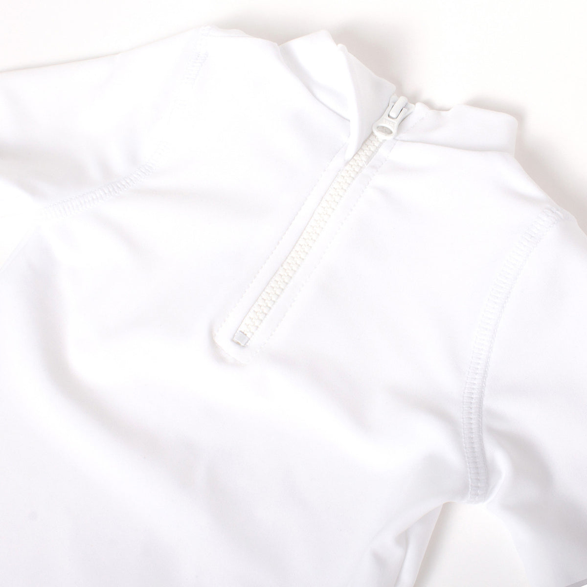 Picture of Zipper detail on Infant Rash Guard