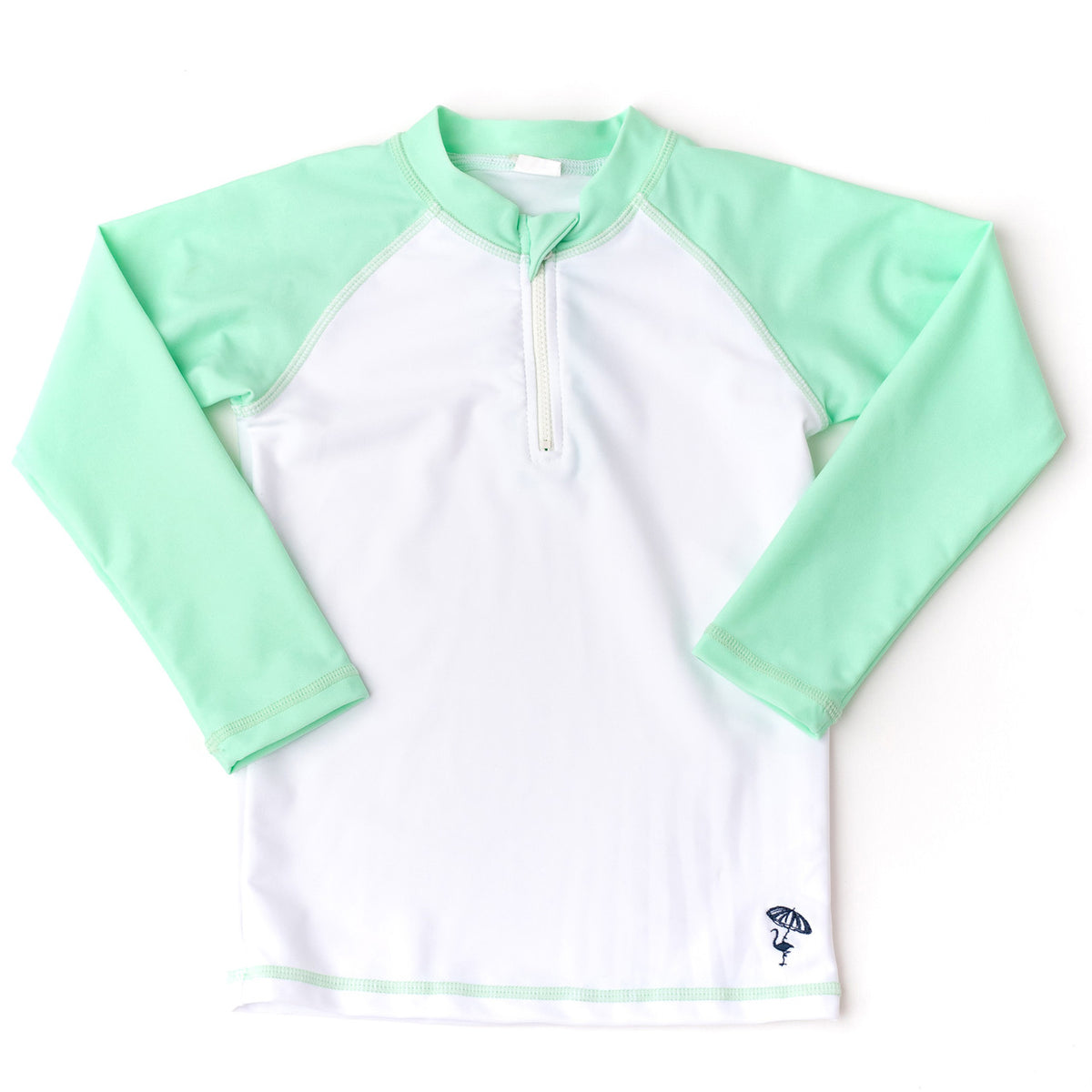Shade Critters Mint Anchors Boys Water Appearing Rashguard Top 6m-10