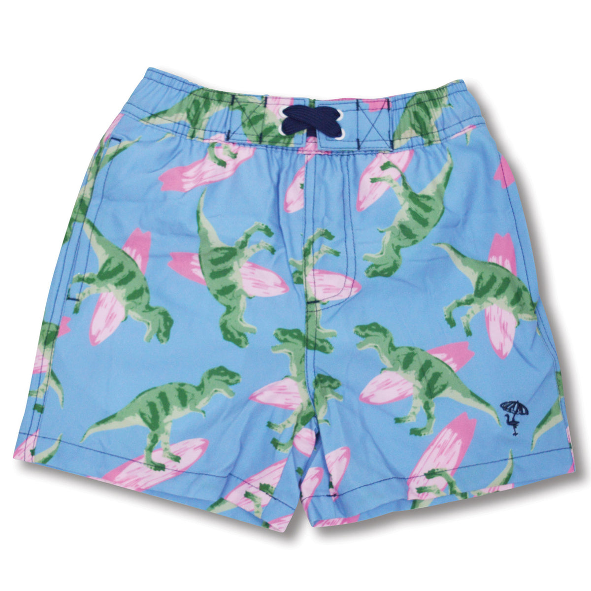 Shade Critters Surfing Dino Boys 4 way Stretch Swim Trunk