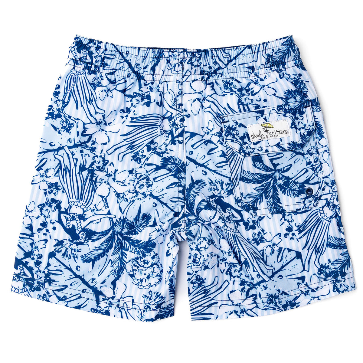 Best Kids Swimwear Brand Shade Critters Tiki Tides Boys 4 Way Stretch Swim Trunks 6m-10