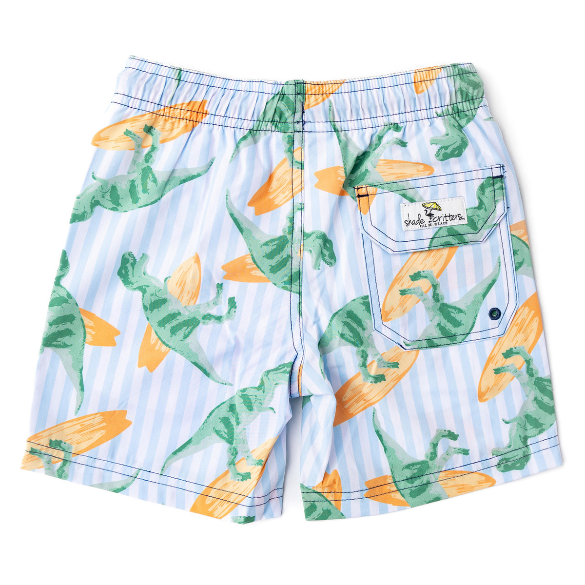 Kids Swim suit by Shade Critters Hang Ten Dino Boys 4 Way Stretch Swim Trunks 6m-10