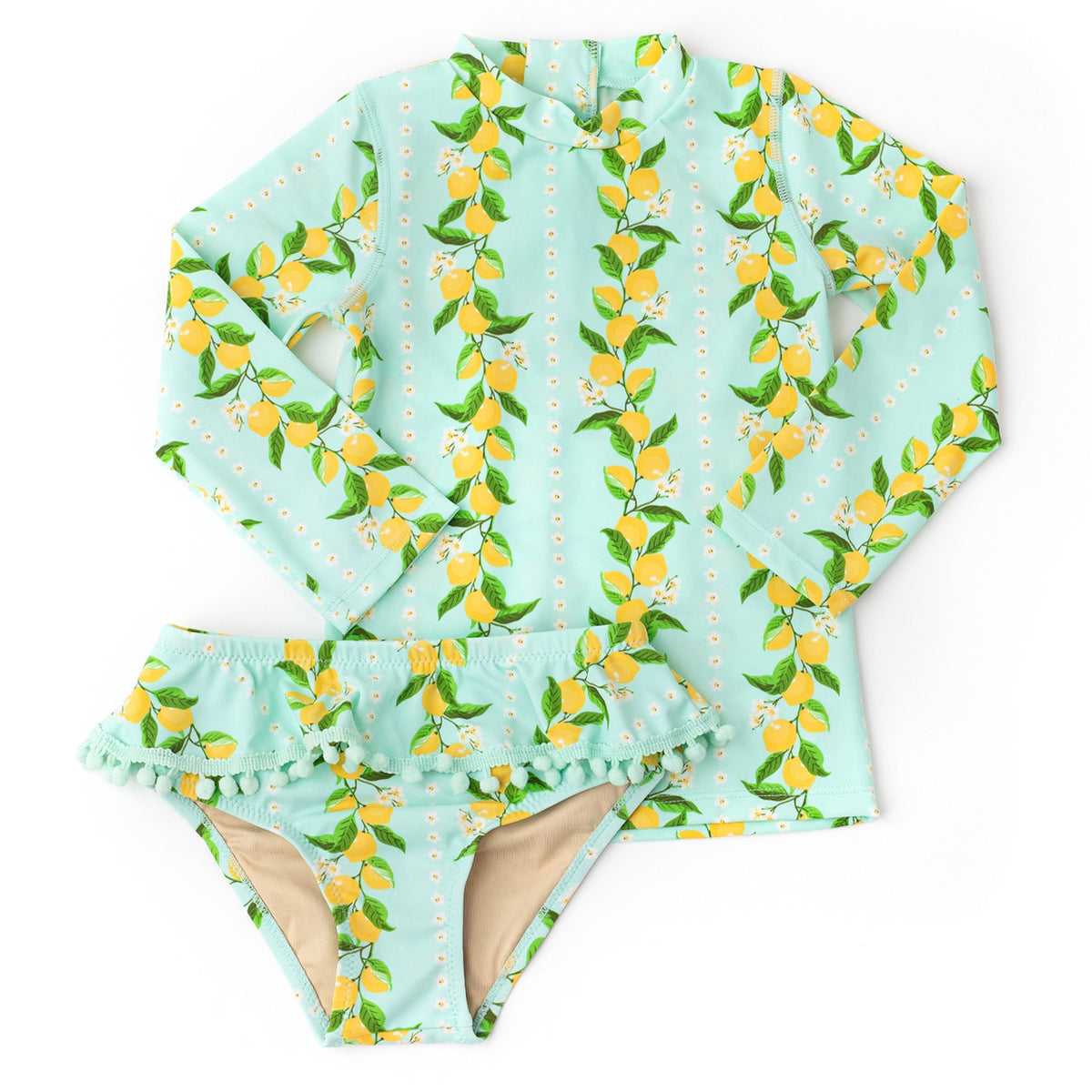 Shade Critters Citrus Grove Girls Rashguard Swim Set 6m-6
