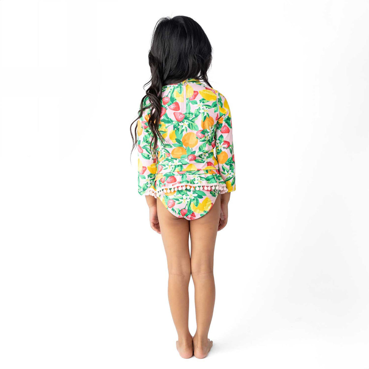 Best Kids Swimwear Brand Shade Critters Fruit Punch Girls Rashguard Swim Set 6m-6