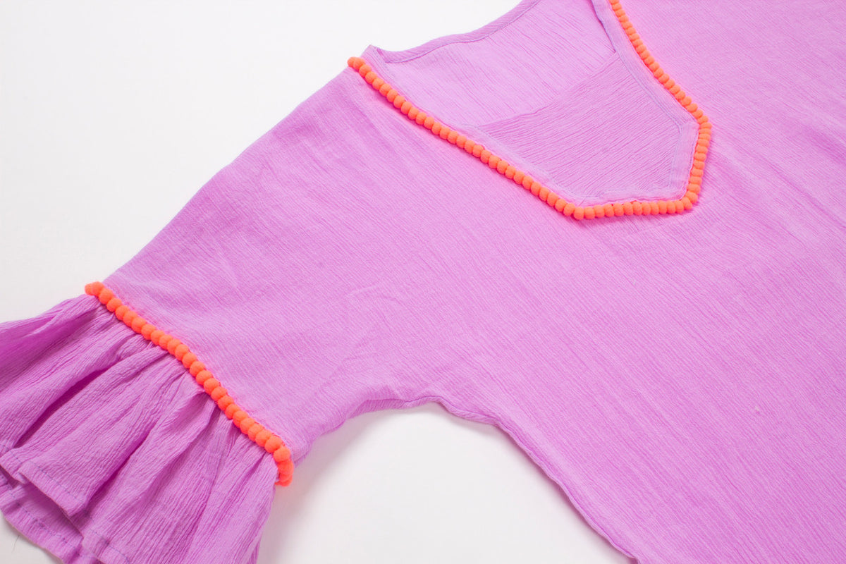 Shade Critters Cute Purple Gauze Coverup