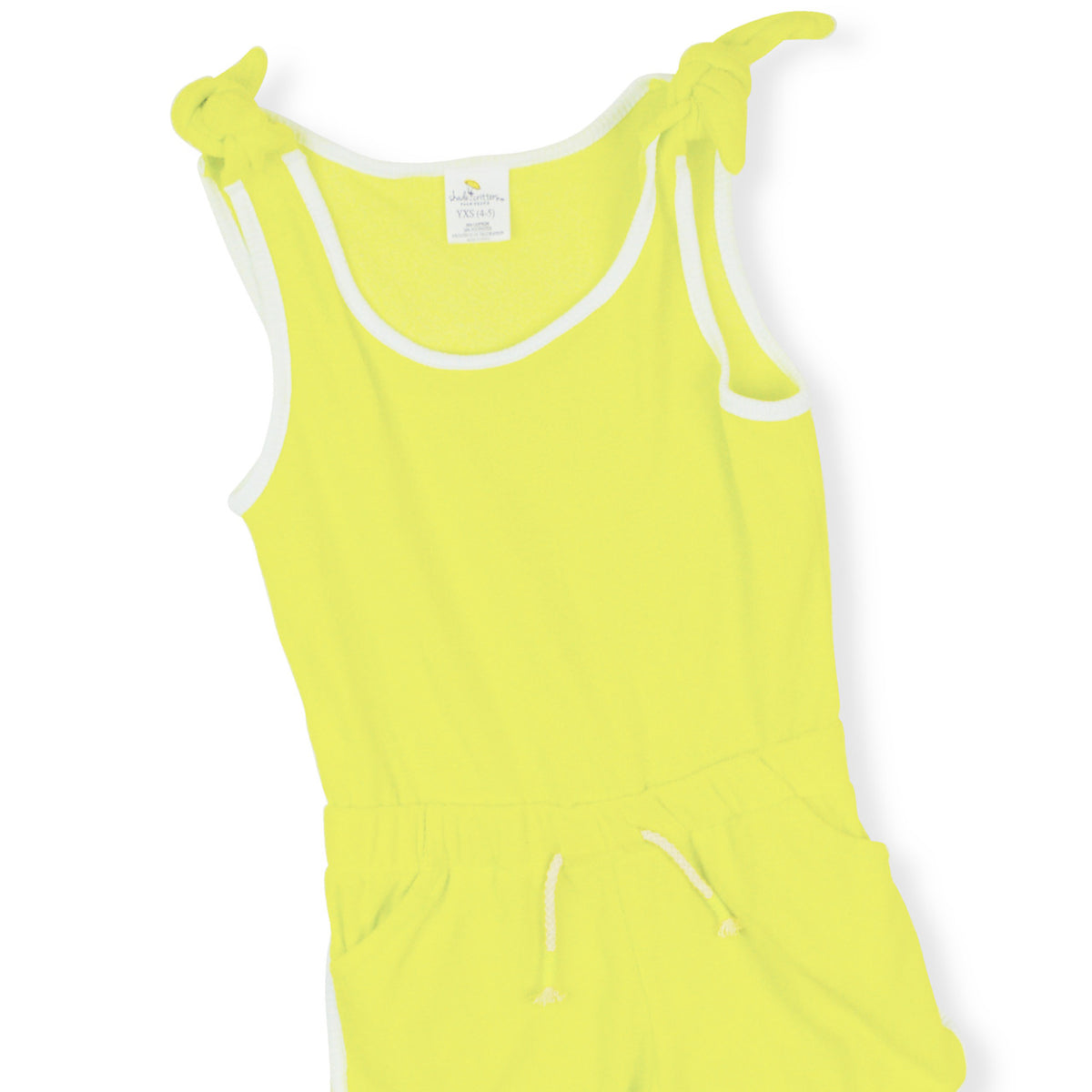 Citron Terry Girls Active Romper 3-14