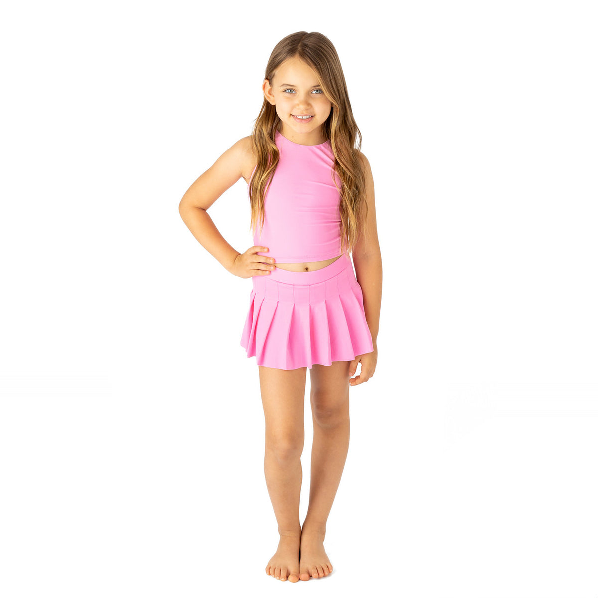 Cute Swimwear by Shade Critters Hot Pink Girls Active Tank Top 3-14