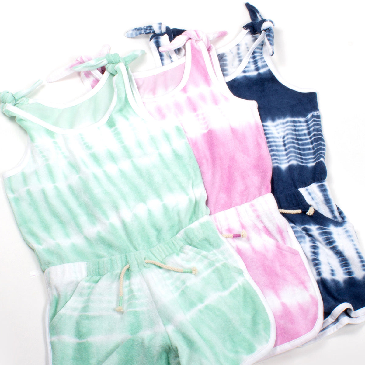 Tie Dye Romper Colorways