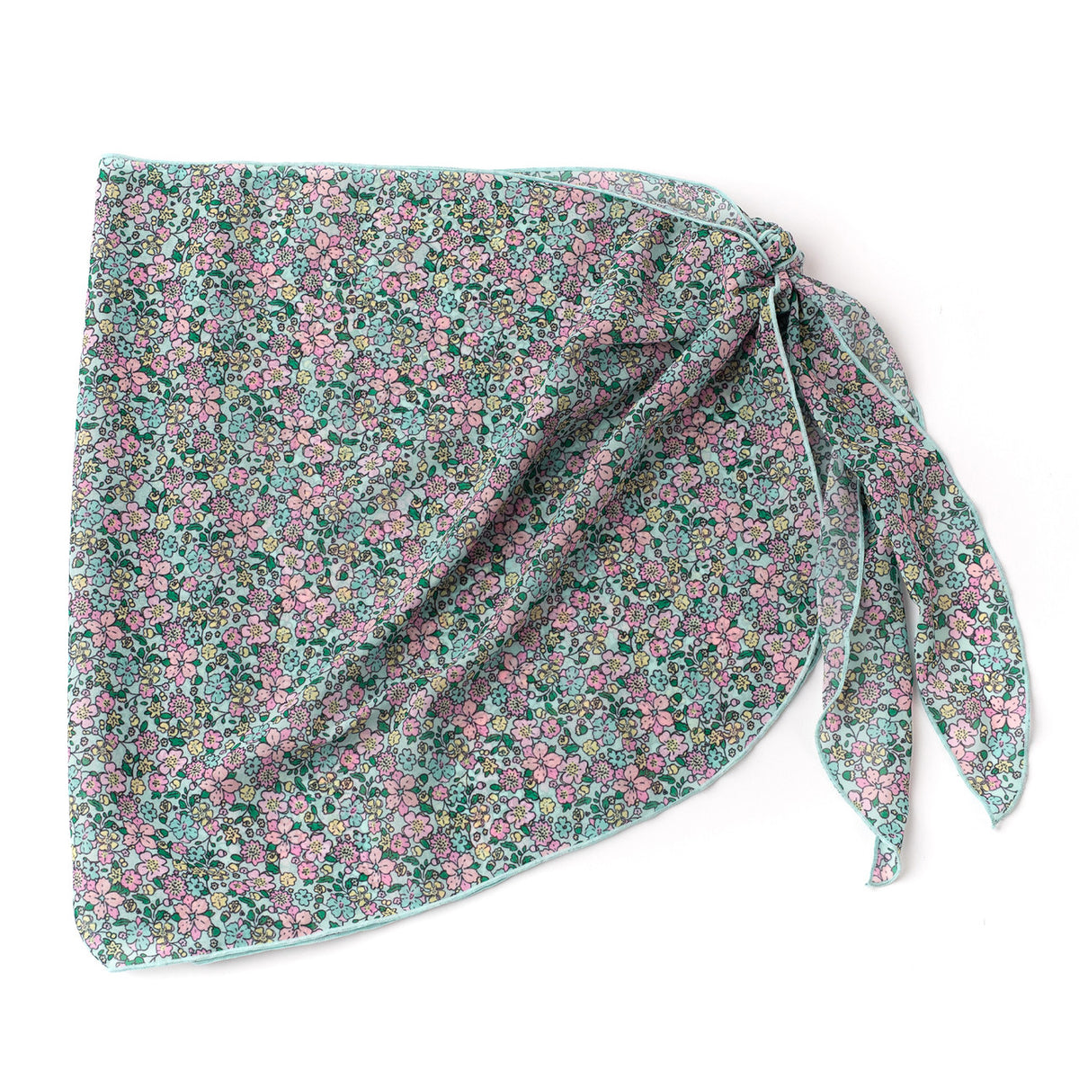 Mint Ditsy Floral Womans Sarong