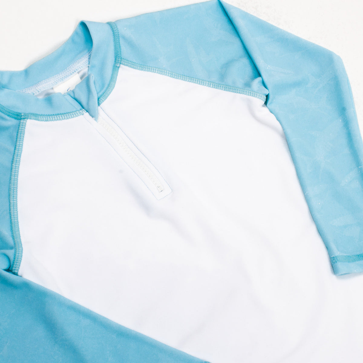 Detail of Rashguard w/ Water Appearing Fabric Boys 6m-6 Sharks