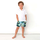 Shade Critters Toucans Boys 4 Way Stretch Swim Trunk Sizes 6m-10