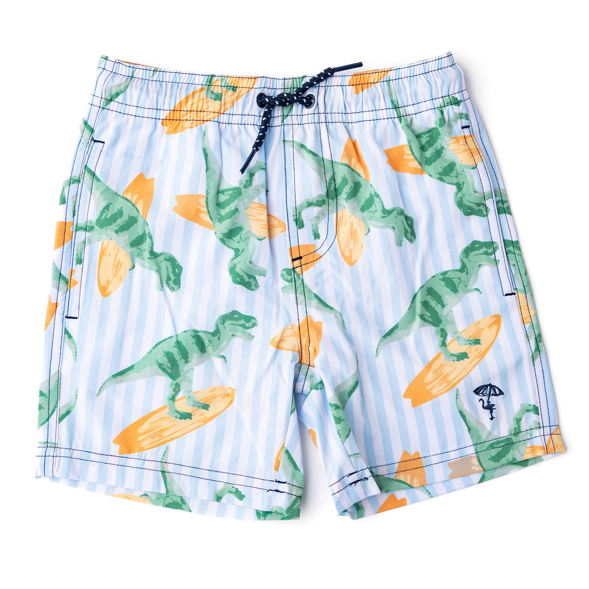 Shade Critters Hang Ten Dino Boys 4 Way Stretch Swim Trunks 6m-10
