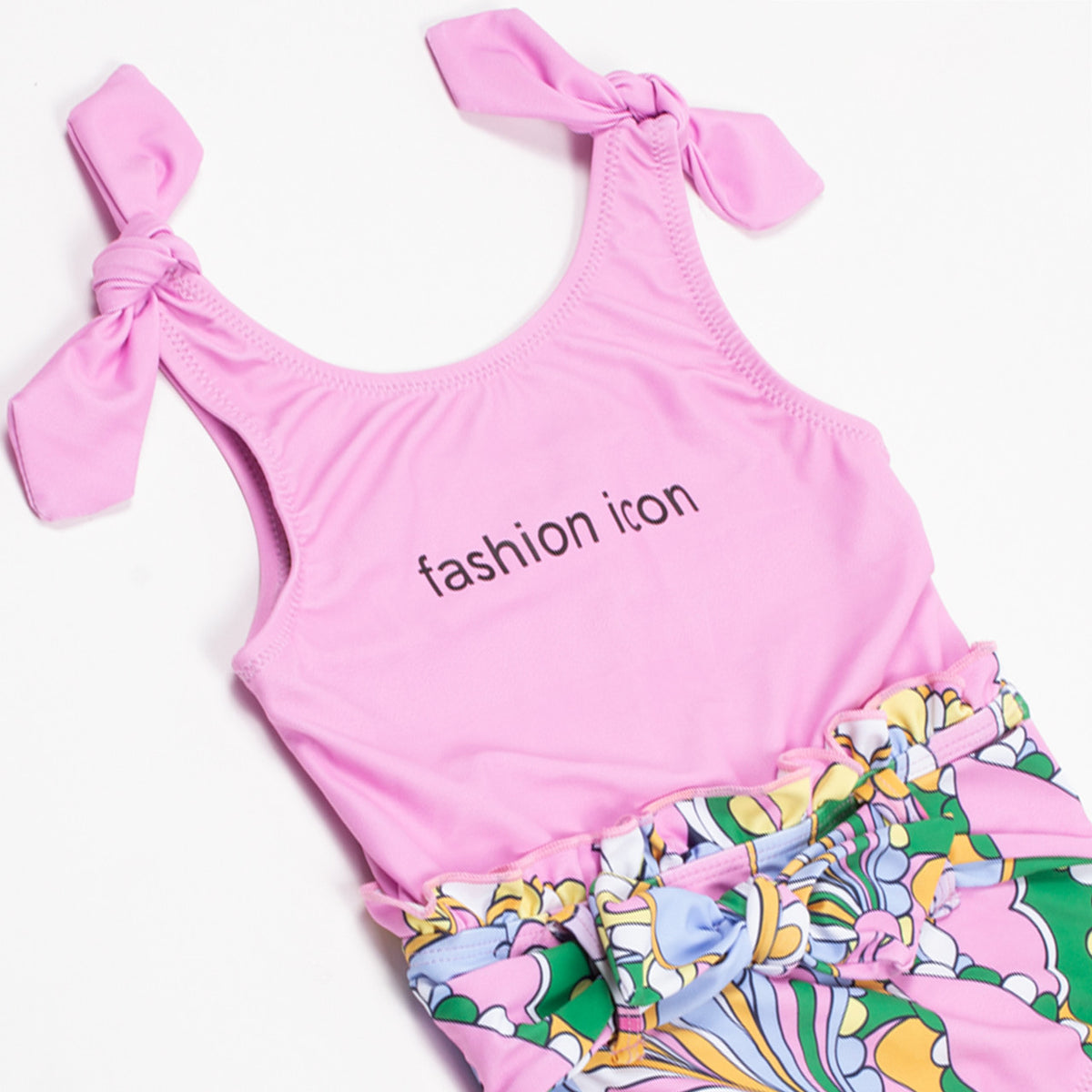 One Piece Bucket Waist Swimsuit in Periwinkle Influencer