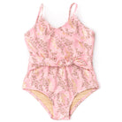 Shade Critters Leopard Spots Girls Faux Wrap One Piece Swimsuit 6m-10