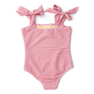 Detail of Shade Critters Coral Girls Shimmer Flower One Piece Swimsuit 3t-10 2-10