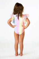 picture of SG01C-172 -tulle sleeve 1pc - sherbert rainbow unicorn