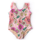 Shade Critters Retro Blossom Girls Fringe Back One Piece Swimsuit 6m-14
