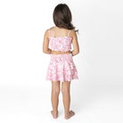Pink Paradise Girls Smocked Ruffle Skirt