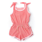 Shade Critters Coral Terry Girls Active Romper 3-14