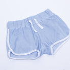 Detail of Shade Critters Blue Terry Girls Drawstring Short