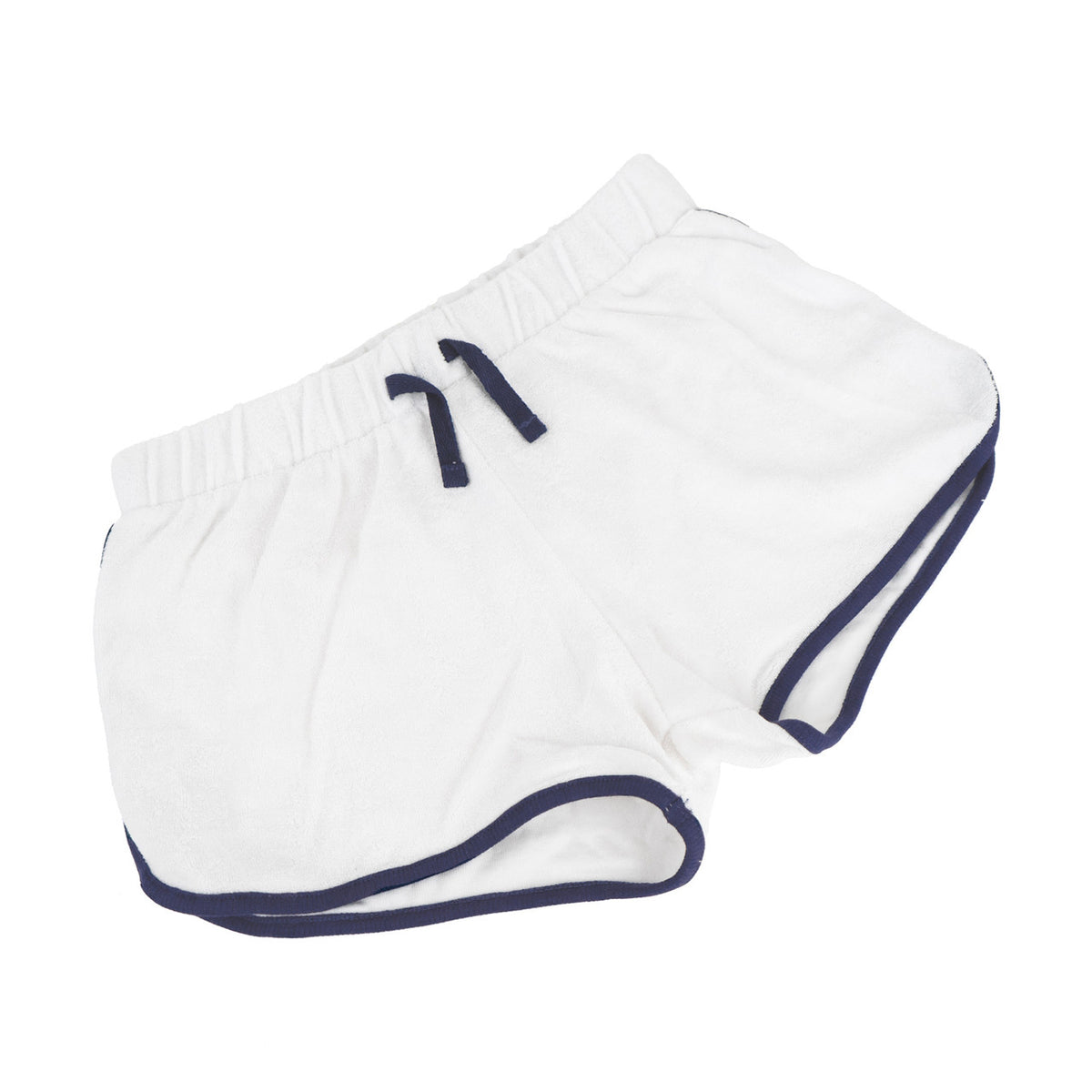 Shade Critters White Girls Terry Shorts 3t-14