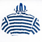 Shade Critters Navy Stripe Girls Terry Hoodie 3t-14