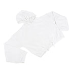 Shade Critters Cozy White Girls Terry Hoodie 3t-14