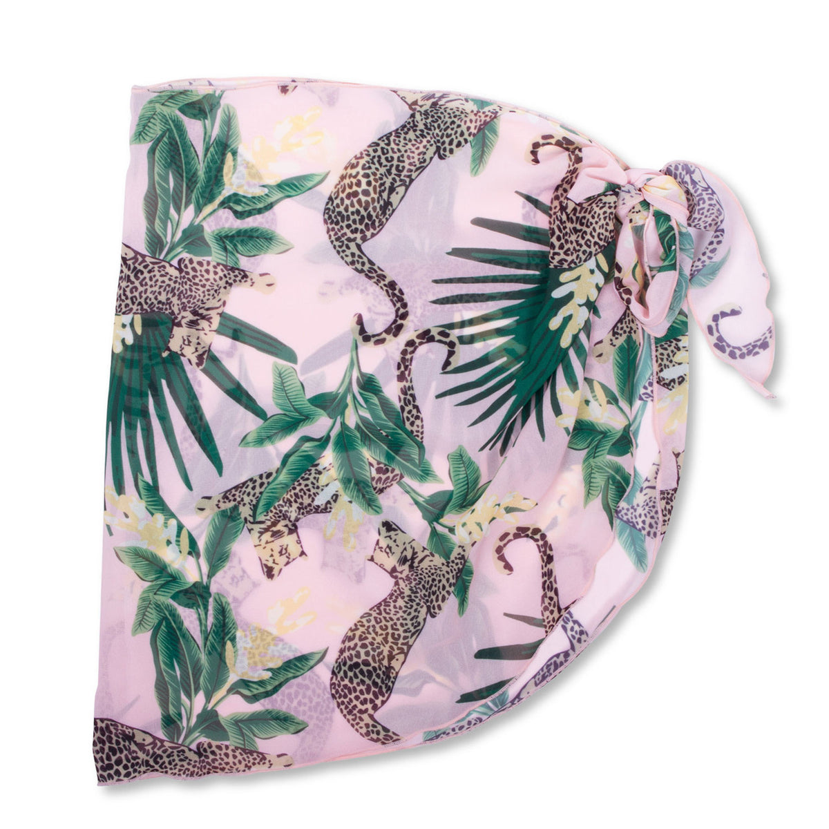 Shade Critters Tropical Leopard Sarong Coverup Teen