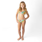 Best Kids Swimwear Brand Shade Critters Fruit Punch Tween Girls Tie Back Two Piece Swimsuit 7-14