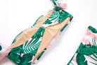 Shade Critters Closeup Pink Cabana Botanical Women's Bikini Set