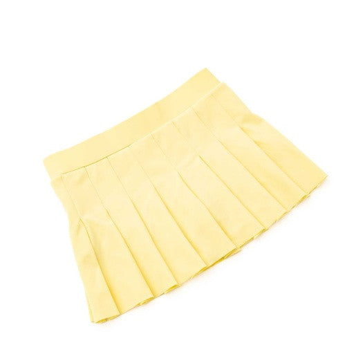 Detail View: A close look at the pleats and clean stitching on the Shade Critters active skirt.