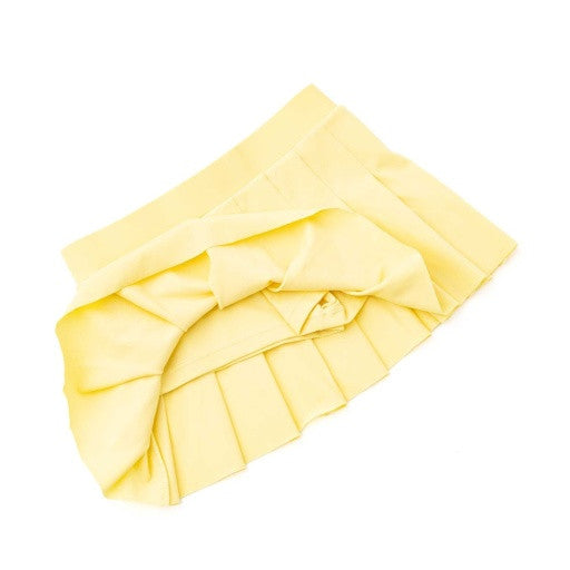 Interior View: The inside of the Shade Critters skirt, displaying the built-in shorts for secure active coverage.